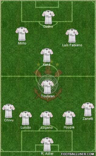 SC Corinthians Paulista Formation 2011
