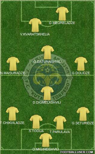 FC Kutaisi-Torpedo Formation 2011