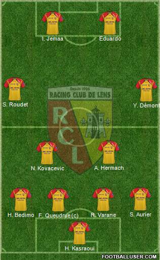 Racing Club de Lens Formation 2011