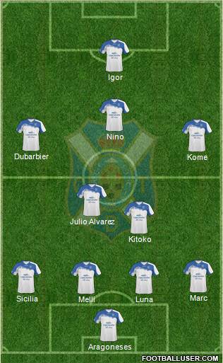 C.D. Tenerife S.A.D. Formation 2011