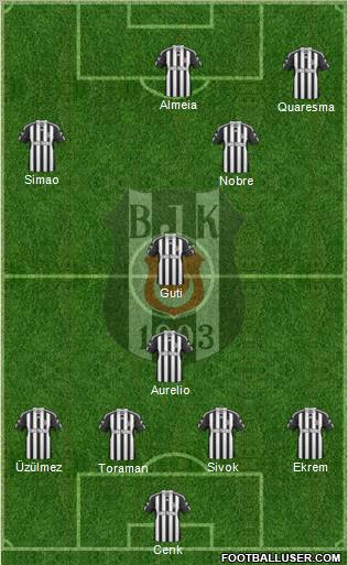Besiktas JK Formation 2011