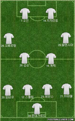 Manchester United Formation 2011