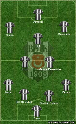 Besiktas JK Formation 2011