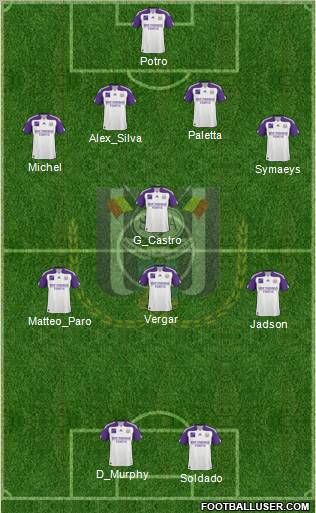 RSC Anderlecht Formation 2011