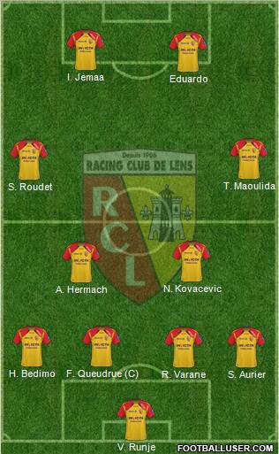 Racing Club de Lens Formation 2011