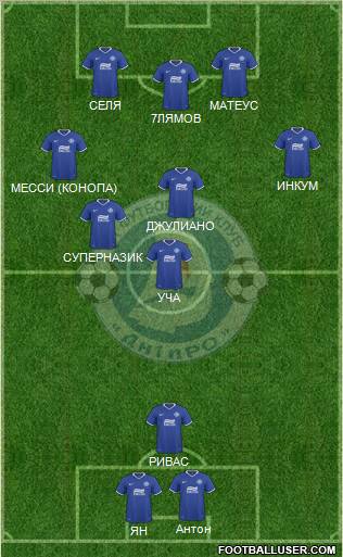 Dnipro Dnipropetrovsk Formation 2011