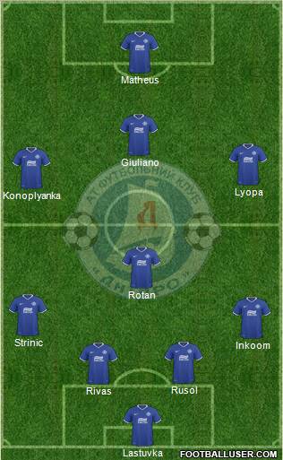 Dnipro Dnipropetrovsk Formation 2011