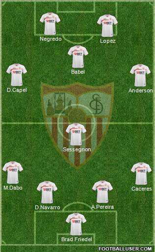 Sevilla F.C., S.A.D. Formation 2011