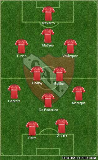 Independiente Formation 2011