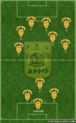 AS Aris Salonika Formation 2011