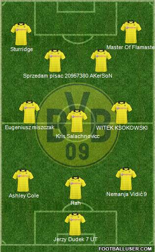Borussia Dortmund Formation 2011