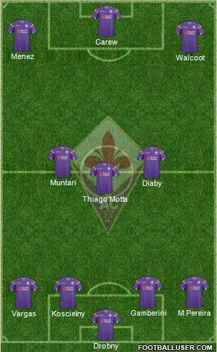 Fiorentina Formation 2011