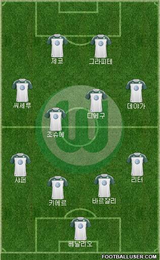 VfL Wolfsburg Formation 2011