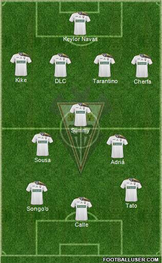 Albacete B., S.A.D. Formation 2011