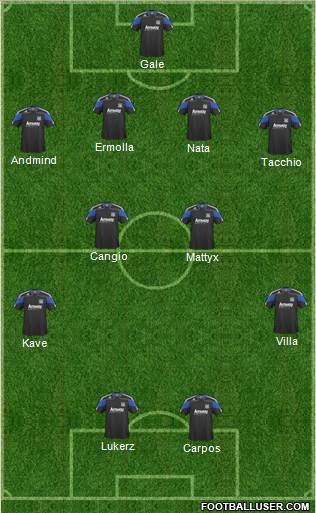 San Jose Earthquakes Formation 2011
