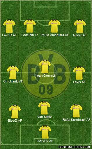 Borussia Dortmund Formation 2011