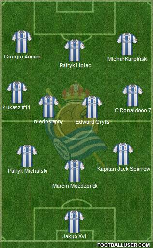 Real Sociedad S.A.D. Formation 2011