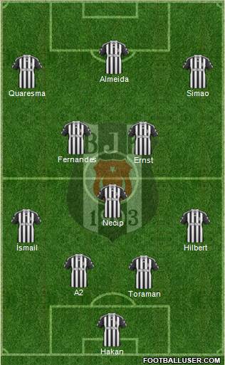 Besiktas JK Formation 2011