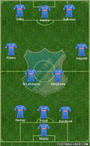 TSG 1899 Hoffenheim Formation 2011