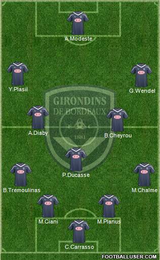 FC Girondins de Bordeaux Formation 2011