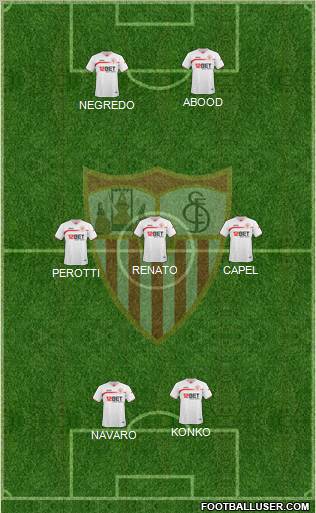 Sevilla F.C., S.A.D. Formation 2011