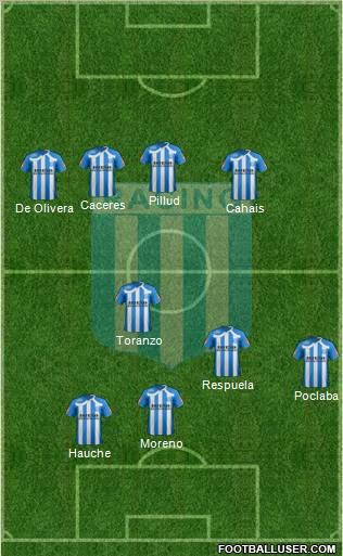 Racing Club football formation