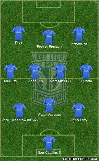 Lech Poznan Formation 2011