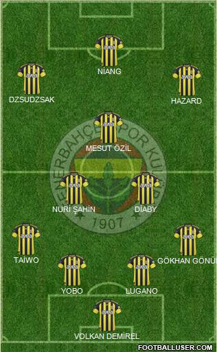 Fenerbahçe SK Formation 2011