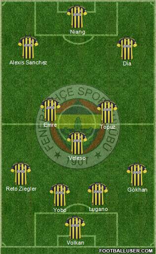 Fenerbahçe SK Formation 2011