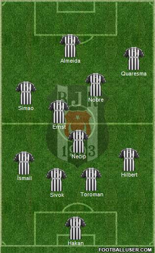 Besiktas JK Formation 2011