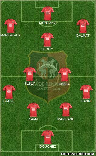 Stade Rennais Football Club football formation