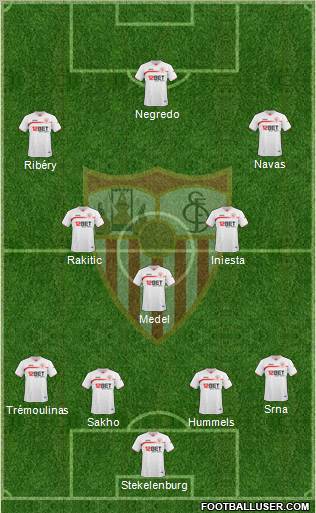 Sevilla F.C., S.A.D. Formation 2011