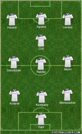 Tottenham Hotspur Formation 2011