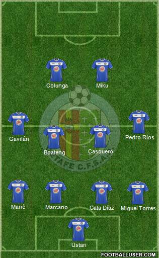 Getafe C.F., S.A.D. Formation 2011