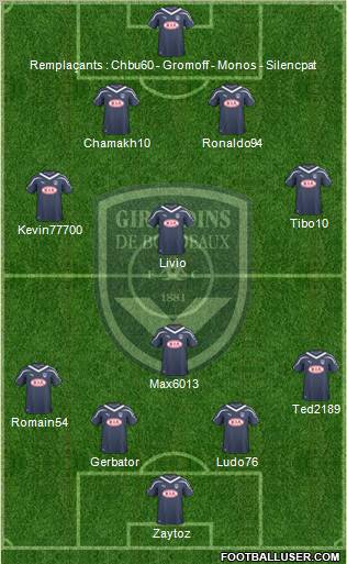 FC Girondins de Bordeaux Formation 2011