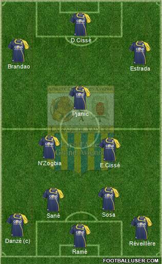 Athlétic Club Arles-Avignon football formation