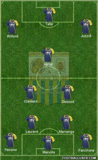 Athlétic Club Arles-Avignon football formation