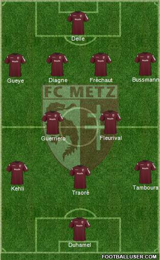 Football Club de Metz football formation