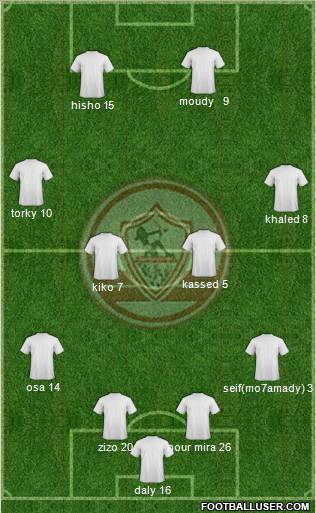 Zamalek Sporting Club football formation