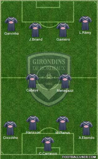 FC Girondins de Bordeaux Formation 2011