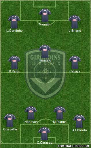 FC Girondins de Bordeaux Formation 2011