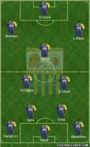 Athlétic Club Arles-Avignon football formation