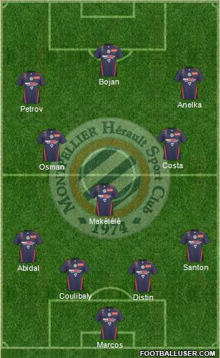 Montpellier Hérault Sport Club Formation 2011