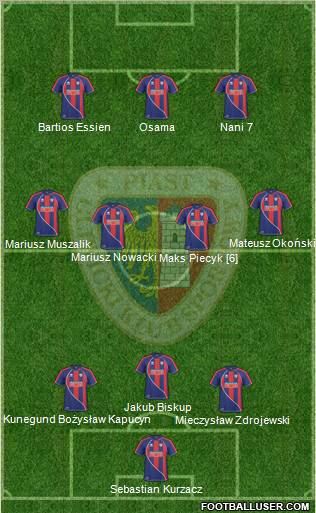 Piast Gliwice Formation 2011