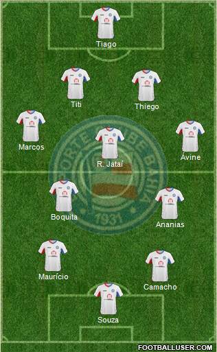 EC Bahia football formation