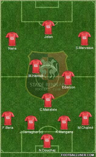 Stade Rennais Football Club football formation