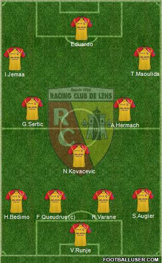 Racing Club de Lens Formation 2011