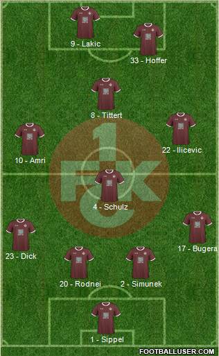 1.FC Kaiserslautern Formation 2011