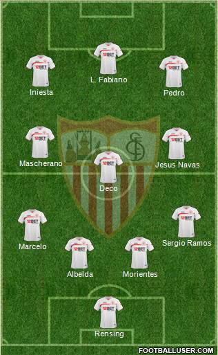 Sevilla F.C., S.A.D. Formation 2011