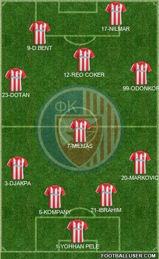 FC Red Star Belgrade Formation 2011